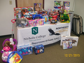 Northeast Security and Nichols College Team up this Holiday Season to Donate to Children in Need and Give Back to their Community